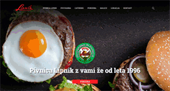 Desktop Screenshot of lipnik.si